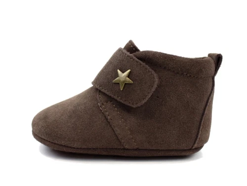 Bisgaard hjemmesko mørk brun med stjerne